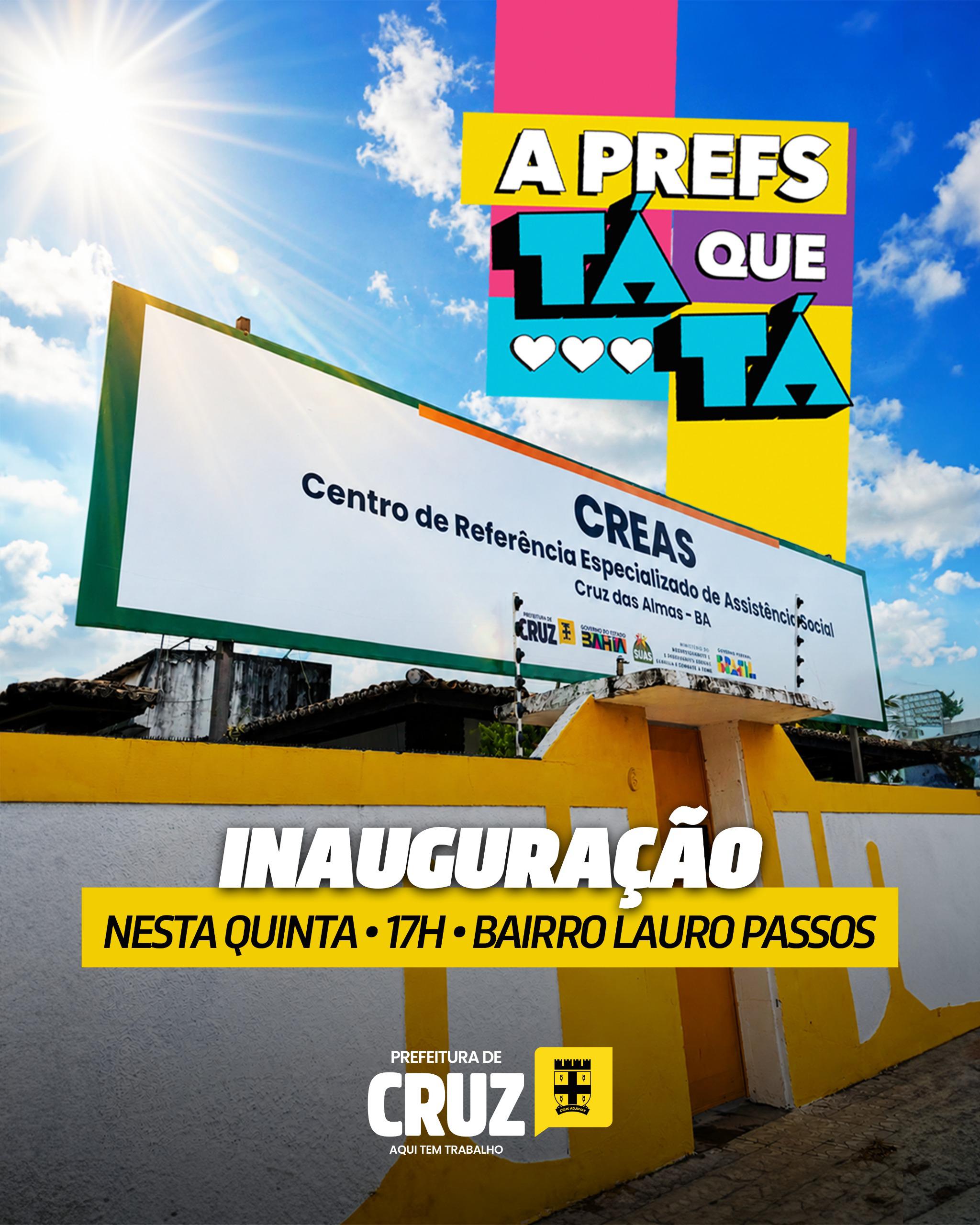 Prefeitura de Cruz inaugura novo espaço do CREAS nesta quinta-feira (14)