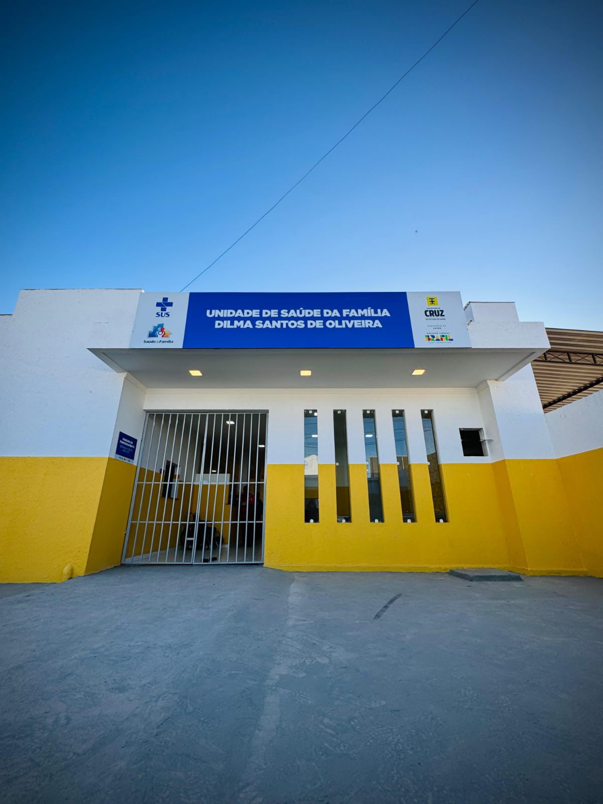 Prefeitura de Cruz entrega nova Unidade de Saúde da Família para moradores do Edla Costa e Andaraí